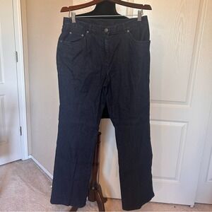 NWT Ruby Rd. Deep Indigo Blue Denim Boot Cut Jeans Size 10